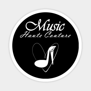 Music haute couture (white) Magnet